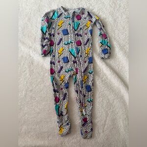 Bums & Roses 6-9m Footie Pajamas